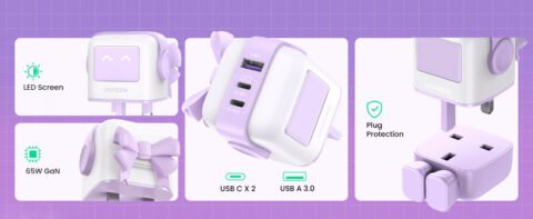UGREEN Uno 65W USB C Charger. Nexode 3-Port GaN Fast Compact Wall Charger Block Type C Power Adapter for iPhone 16 Pro Max/15. MacBook. Galaxy S24 Ultra PPS45W. Pixel 9/8. Steam Deck. ROG Ally. Purple