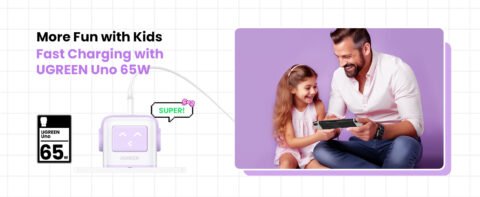 UGREEN Uno 65W USB C Charger. Nexode 3-Port GaN Fast Compact Wall Charger Block Type C Power Adapter for iPhone 16 Pro Max/15. MacBook. Galaxy S24 Ultra PPS45W. Pixel 9/8. Steam Deck. ROG Ally. Purple