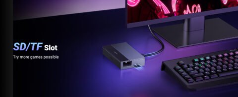 UGREEN Steam Deck Dock 9-in-1 USB C Docking Station with Foldable Stand. 4K@60Hz HDMI. Gigabit Ethernet. PD 100W. 10Gbps USB A&C 3.2. TF/SD Compatible with Steam Deck OLED. Rog Ally. Region Go etc.
