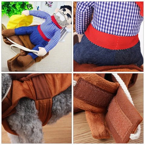 HOT SALE NOW 49% OFF – Dog Costume – Cowboy Rider